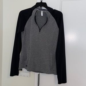 NWOT Adidas Gray/Black Pullover